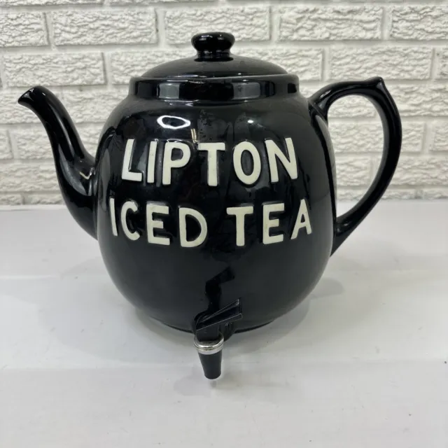 Vintage Hall USA Lipton Iced Tea Restaurant Size Tea Dispenser Rare Beautiful