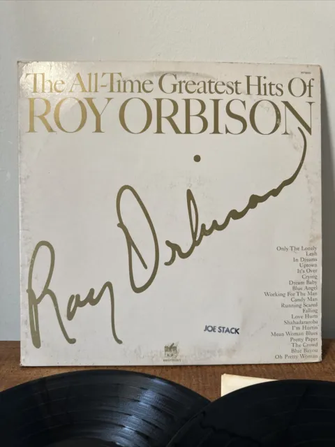 Roy Orbison The All Time Greatest Hits Of Roy Orbison vinyl double LP 1976