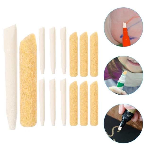 20 Stück Acrylmarker Ersatzspitzen - Nylon Nibs Für Wiederbefüllbare Malstifte