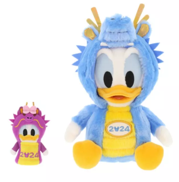 JAPAN TOKYO DISNEY Resort Store New Year 2024 dragon Plush Toy Donald