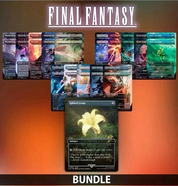 MTG SECRET LAIR x Final Fantasy Complete Bundle Japanese