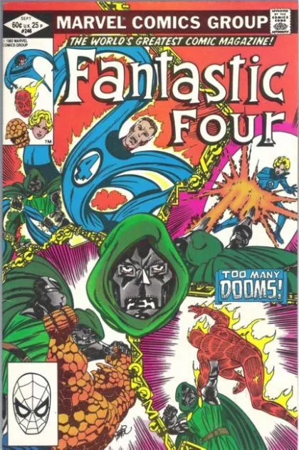 Fantastic Four, Vol. 1 246 Marvel Comics 1982 High Grade John Byrne DOOM