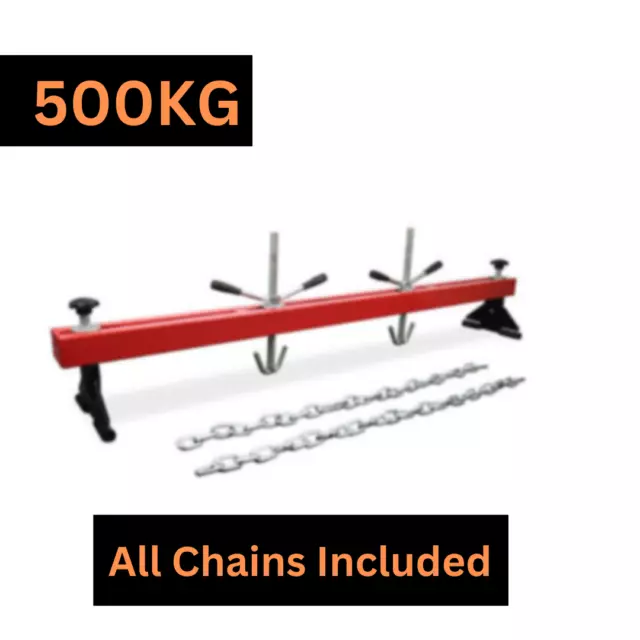 500Kg Engine Support Beam Transmission Gearbox Bar Lift Crane Hoist Garage Stand