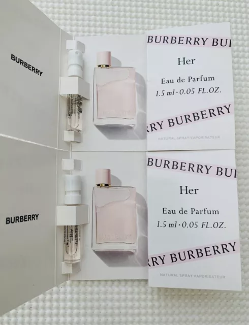 Burberry Her Perfume Sample Size (4pcs)