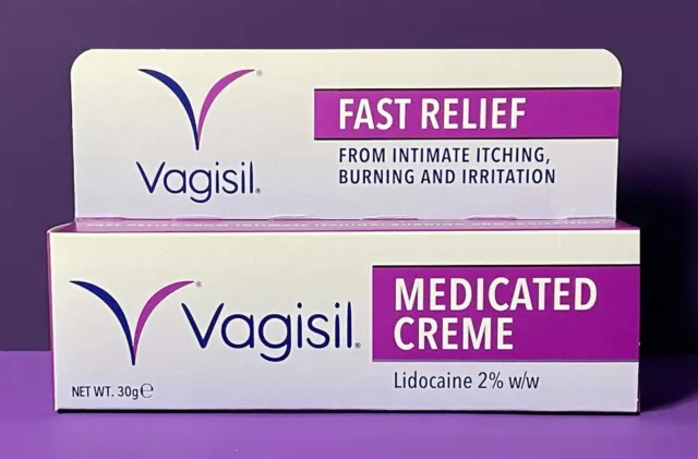 VAGISIL Medicated Crème Fast Relief from Intimate Itching + Irritation for Women