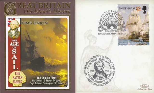 (134068) Battle of Trafalgar Montserrat Benham Cover 2008