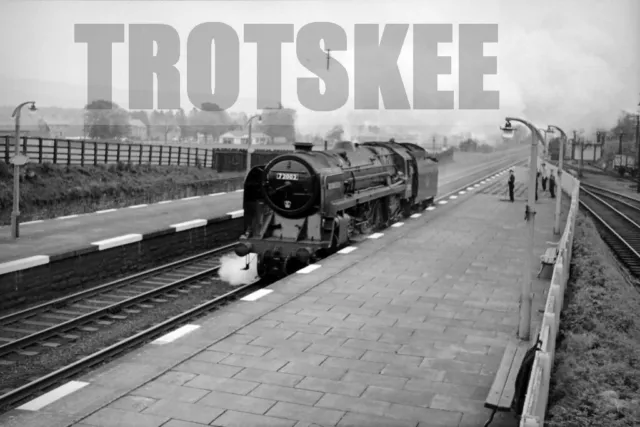 35mm Negative BR British Railways Steam Loco 72002 Clan Beattock 1961