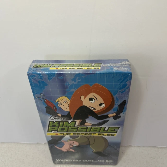 KIM POSSIBLE THE Secret Files VHS, 2003, Paper Sleeve Packaging VHS ...