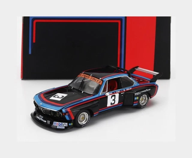 GRANDE Auto Voiture Miniature BMW 3.5 CSL Année 77 (Marque DAISHIN) Course Rally