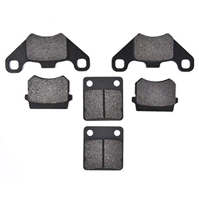 Front & Rear Brake Pads Set for American Sportworks 7150 Quantum 150cc Go Kart