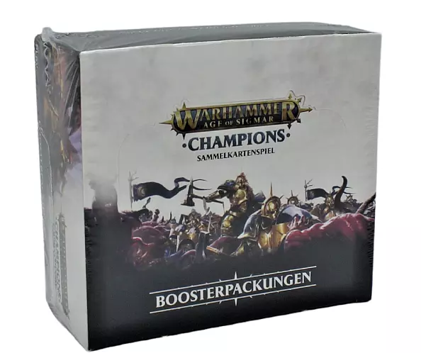 Warhammer Age of Sigmar Champions Sammelkartenspiel Display Box 24 Booster DE