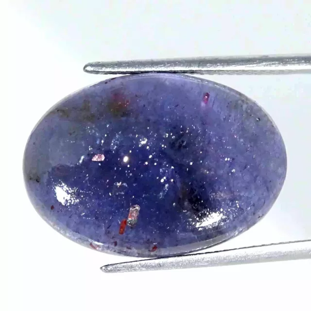 12.70Cts Natürlich Blau Iolite Sonnenstein Oval Cabochonschliff Locker Edelstein