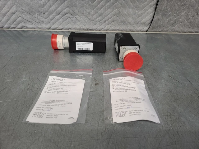 2 x VICI EMHMA-CE Motor/Gearbox Assembly - Valve Actuators