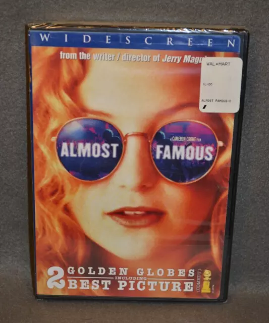 Almost Famous DVD Widescreen  NEW SEALED Kate Hudson, Frances McDormand