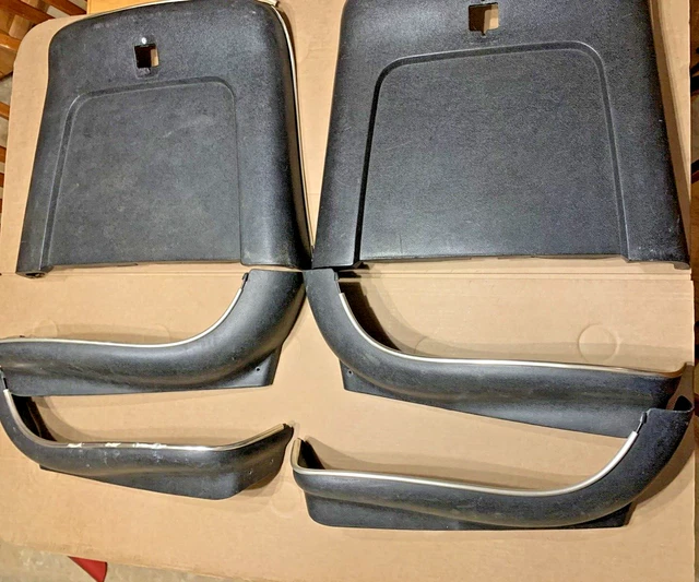 Front Armrest Pads, Black ,7 5/8″, Pair