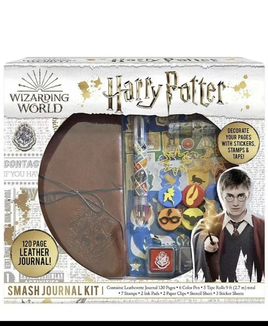 Harry Potter Smash Bullet Journal  Stencil, Stickers, Stamps & Tape Art  New