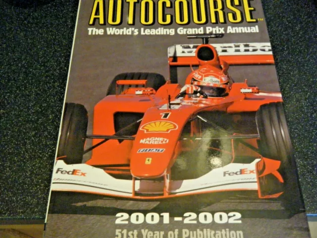 Autocourse 2001 2002 Exceptional Michael Schumacher Ferrari P2001 Arrows F1 Gp