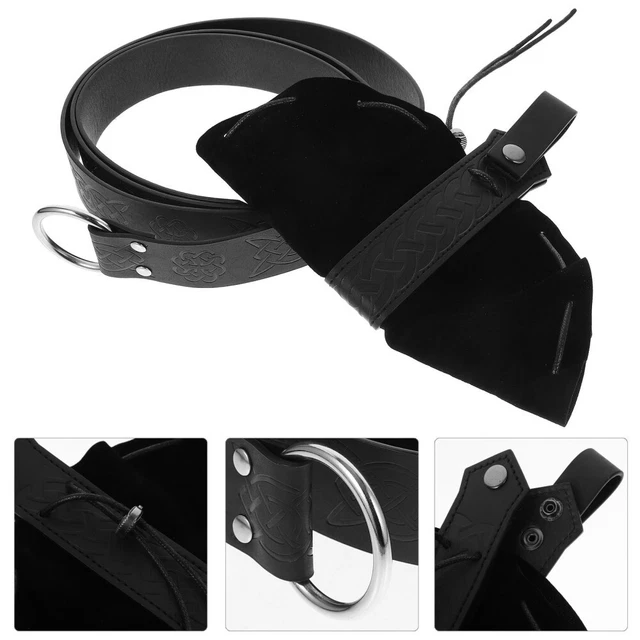 Cintura accessori vichinghi per uomo borsa all'anca vichinga accessori uomo