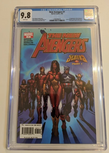 NEW AVENGERS #7 CGC 9.8 1ST APPEARANCE OF ILLUMINATI KEY MCU! Finch Cover!!
