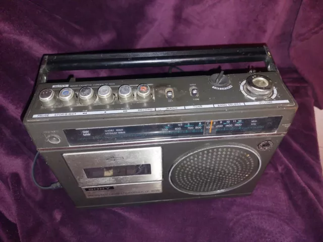 Altes Sony Radio Cassette Recorder CF-160S Kassettenradio Ghettoblaster Japan