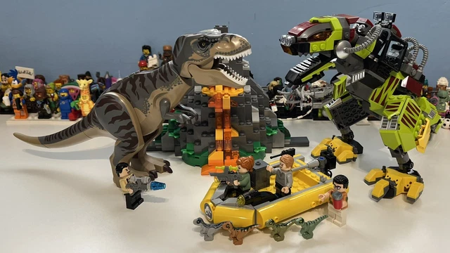 LEGO JURASSIC WORLD 75938 T. rex vs Dino-Mech Battle (Great Condition ...