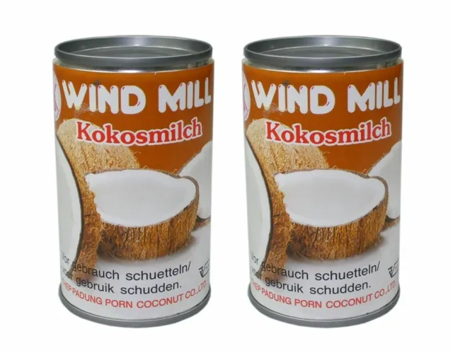 [2x 165 ml] WINDMILL latte di cocco / latte di cocco / latte di cocco