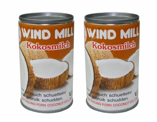 [2x 165 ml] WINDMILL latte di cocco / latte di cocco / latte di cocco