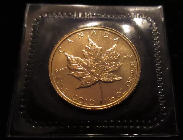Mds Kanada Canada 5 Dollars 1987 "Maple Leaf - Elizabeth Ii.", Gold    #39