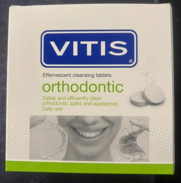 Tabletas de limpieza de ortodoncia Vitis