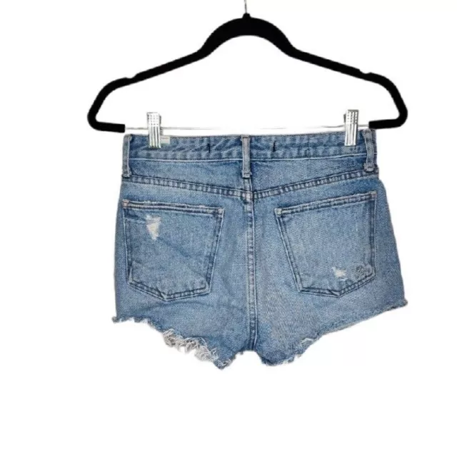 Lovers + Friends Jack High Rise Short In Nottingham Wash Size 27 2