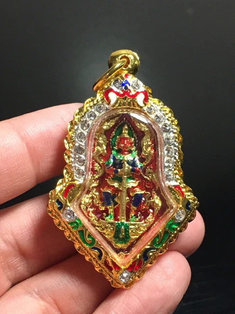 Gorgeous Thao-Vessuwan Thep Giant Deva Deity thai Amulet Protection Vol. 7.5