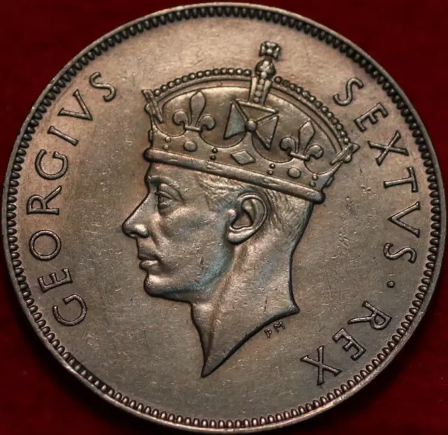 Uncirculated 1952 East Africa 1 Shilling Clad Foreign Coin