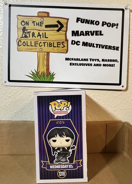 Funko POP! Wednesday 1310# Wednesday Addams with Cello Vinyl Action Figures 2