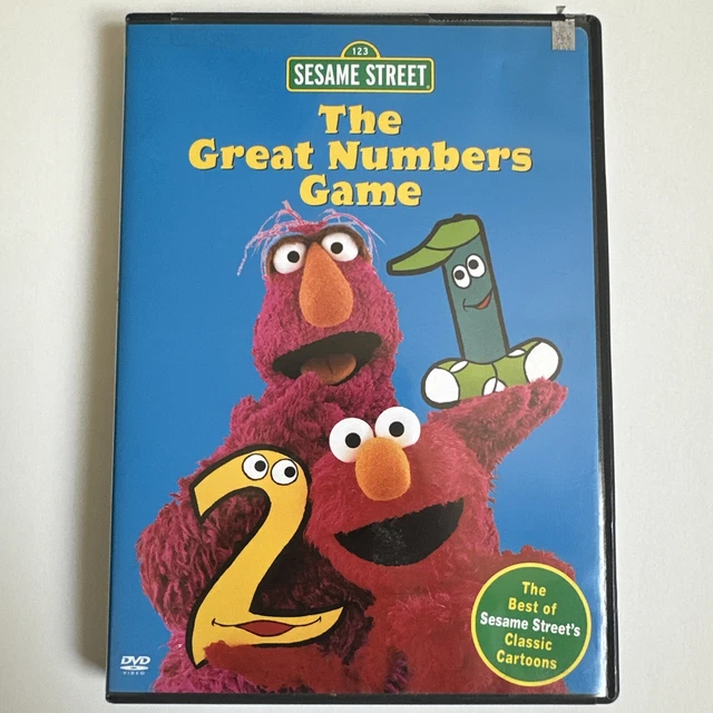 SESAME STREET THE Great Numbers Game Preschool Learning Great Fun! DVD ...