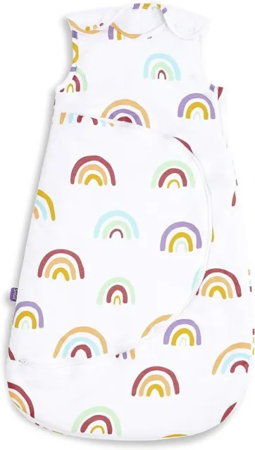 SnuzPouch Sleeping Bag, 2.5 Tog - Rainbow, 0-6M 0-6 Months, Rainbow