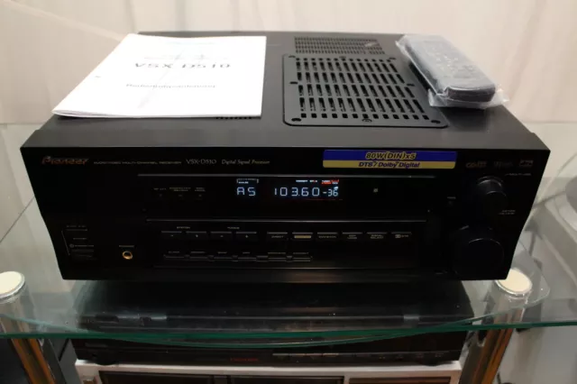 Pioneer Vsx-D510 Hifi Audio Video 5.1 Mehrkanal Receiver Dts Verstärker Tuner 1A