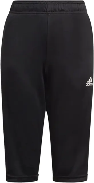 Adidas Kinder ¾ Trainings Hose Sporthose Pants Schwarz Gr. 116