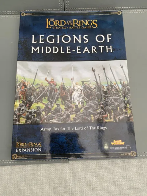 Games Workshop Lord of Rings Strategy Battle Game Legions of Middle-Earth Book