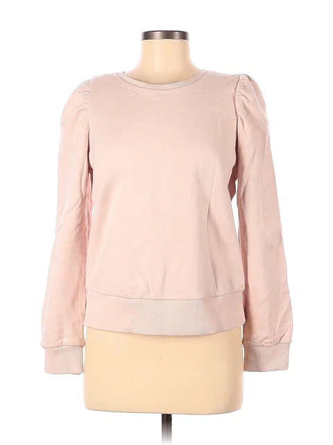 Stella & Dot Women Pink Sweatshirt M