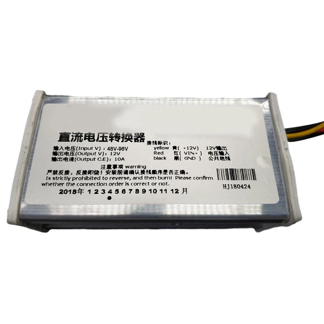 Convertitore DC convertitore 48 V/60 V/72V96V CRDC-4896 12-10 per e-bike elettrica