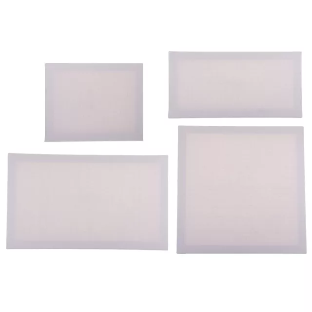 HEFTMAN 4 x Artist Blank Canvas Frame Art Painting Acrylic Oil White A4/A3  Size