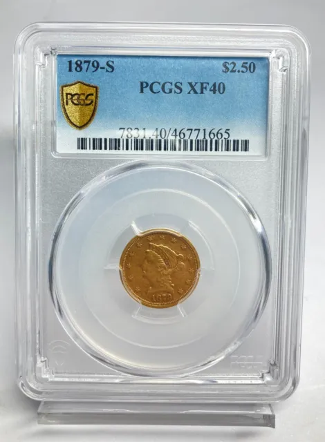 1879-S $2.50 Gold Liberty PCGS XF 40