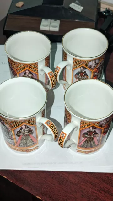 4James Sadler Sons Mug King HenryVIII His Six Wives Fine Bone China Cups England 2