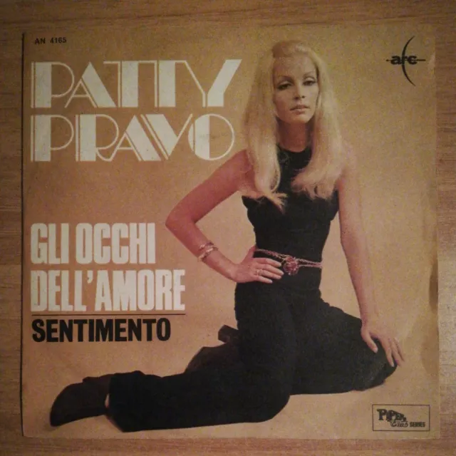 Patty Pravo. Sentimento. Gli Occhi dell'amore. 45GIRI Nuovo Mai Suonato.