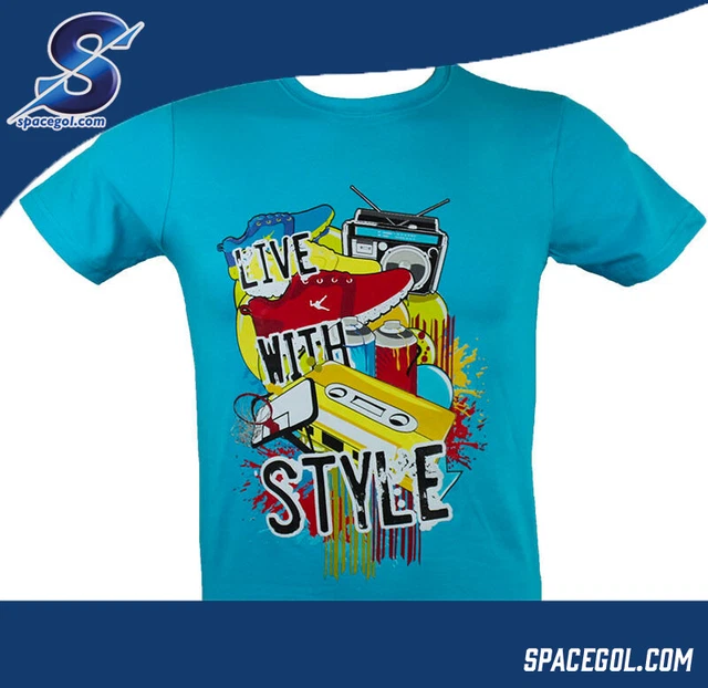 T-Shirt Legea Live With Style Turchesesottocosto