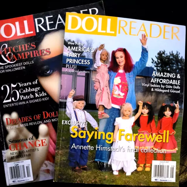 Doll Reader Magazines X 2, 2008 & 2009. In great condition