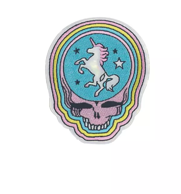 Grateful Dead - Steal Your Face Unicorn - Embroidered Patch - Brand New 5642