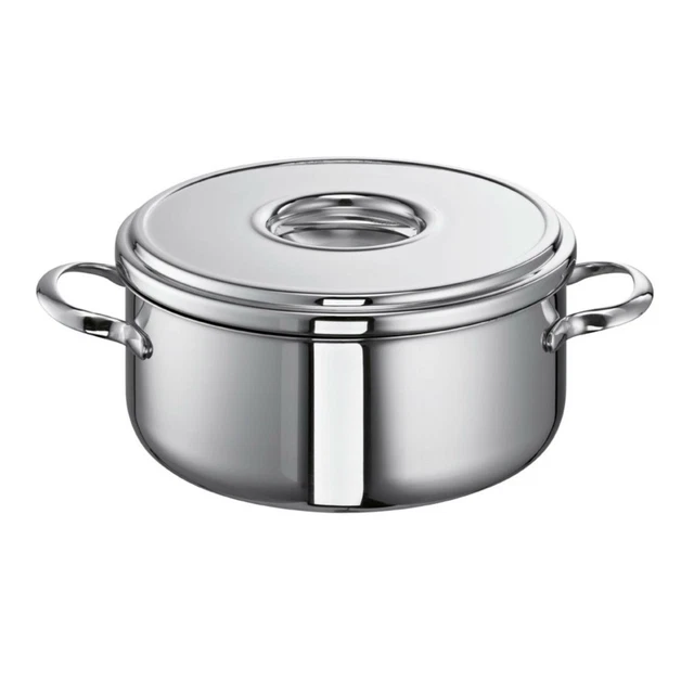 Schulte-Ufer Bratentopf Romana i Schmortopf Gartopf Edelstahl 24 cm 4 L