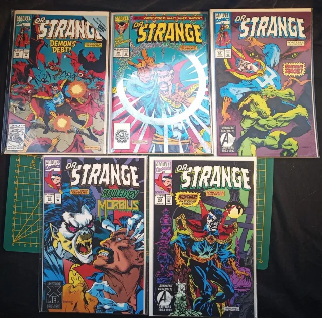 Dr Strange Sorcerer Supreme 48, 50-53 1992  Lot Run Marvel Comics Foil Cover #50