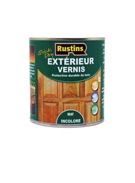 Rustins - vernis bois extérieur mat uv protection séchage rapide Incolore